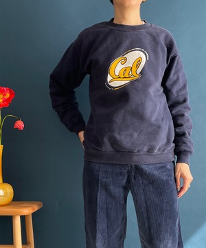 【送料無料】90's California golden bears navy sweatshirt