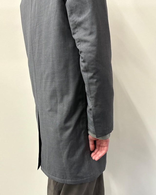 【1998FW PRADA】wool velcro half coat/grey