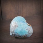 ハートの花入れ mixed blue no.4