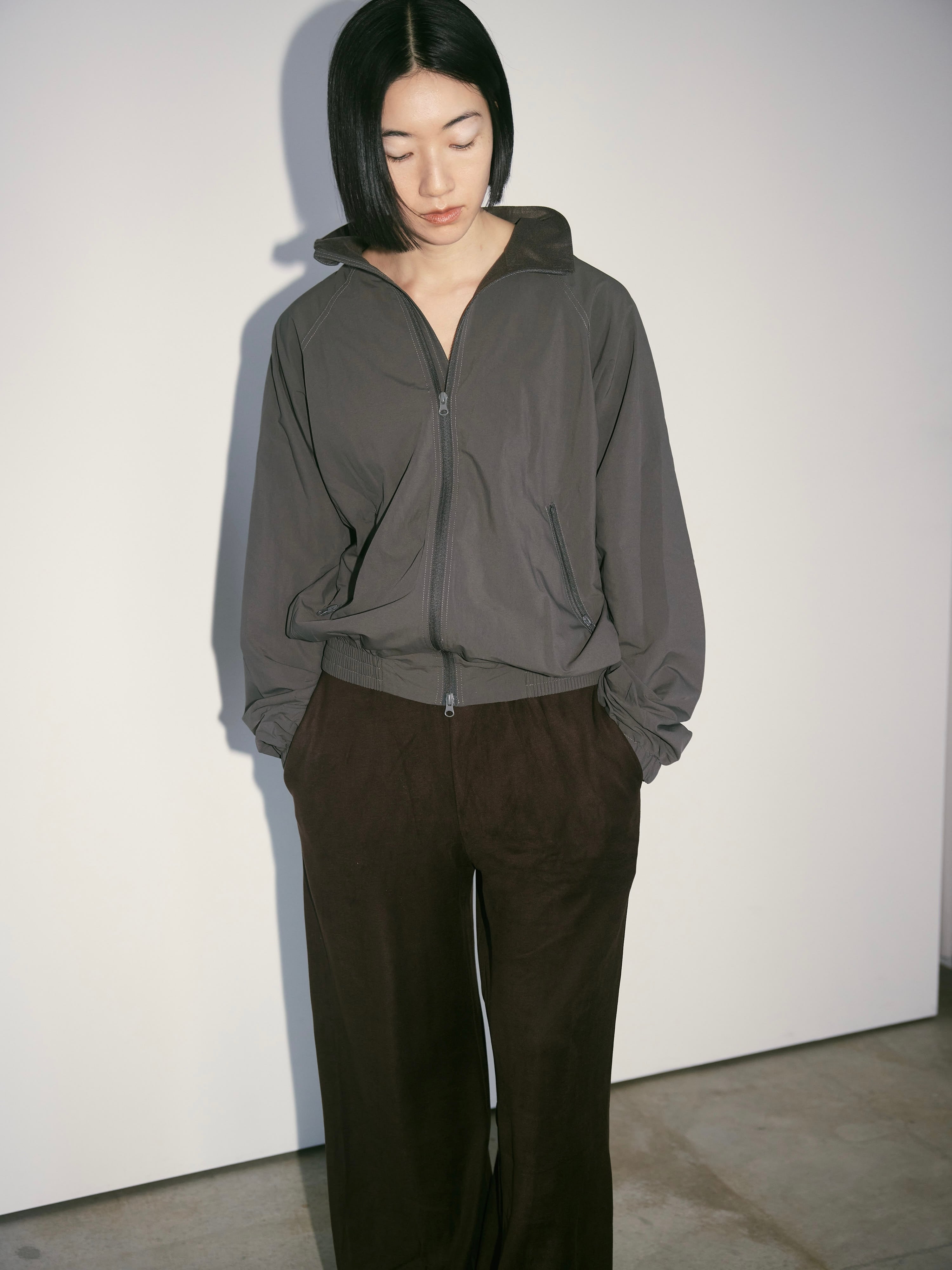 inner warm zip blouson