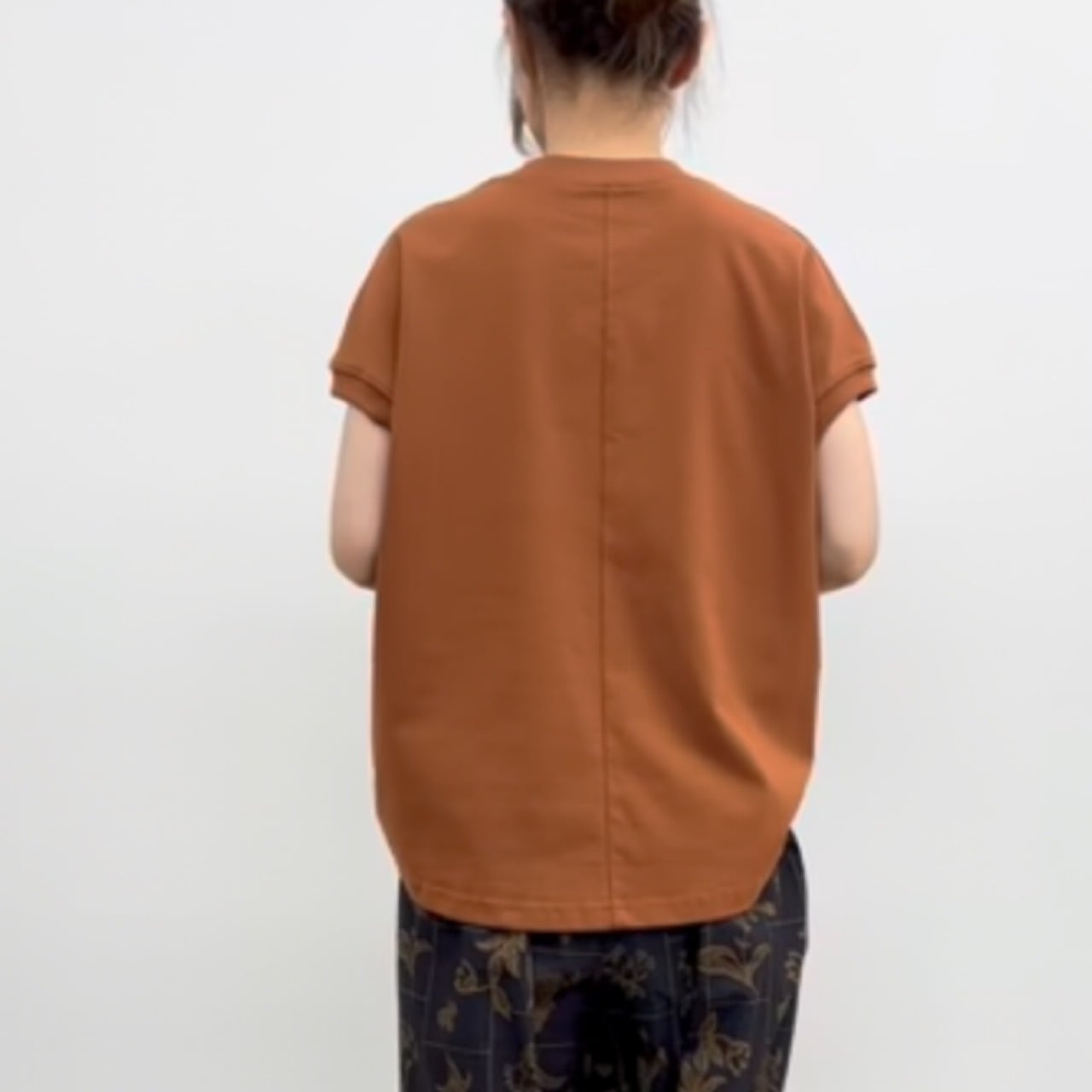 CLOCHE(クロッシェ)】フレンチスリーブTシャツ［612-85742