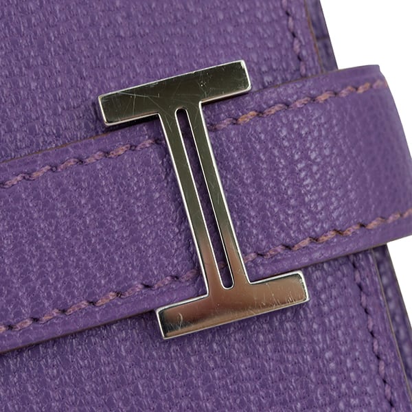 Used HERMES エルメス 長財布 ベアンスフレ シェーブル ミゾール