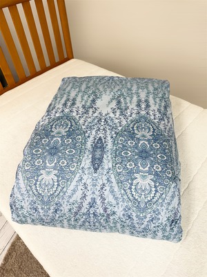 羽毛肌掛ふとん　ブリタン【シングル】【ピンク】【ブルー】