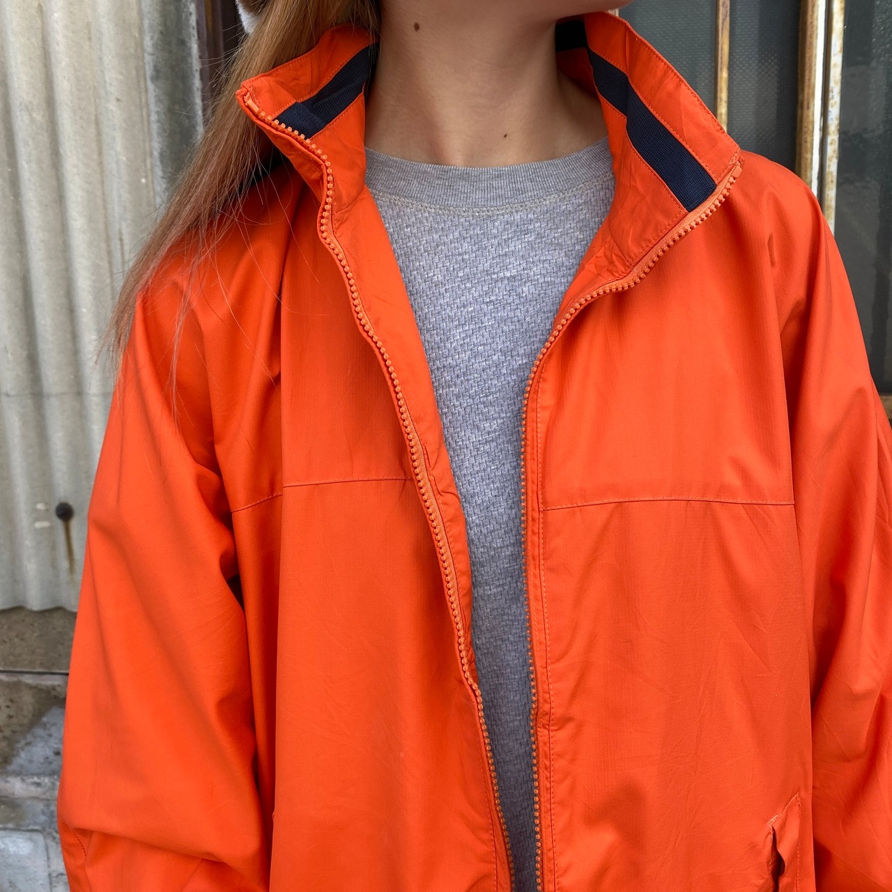 TOMMY HILFIGER トミーヒルフィガー ウインドブレーカー メンズM 古着 