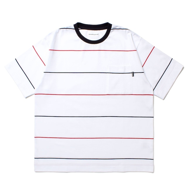 CABARET POVAL / THIRD STRIPE TOP - WHITE