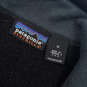 90s Patagonia SYNCHILlA パタゴニア フリース ベスト ジャケット M/ブラック メンズ ビンテージ