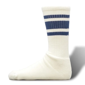 DECKA QUALITY SOCKS 80's Skater Socks  2nd Collection　Navy