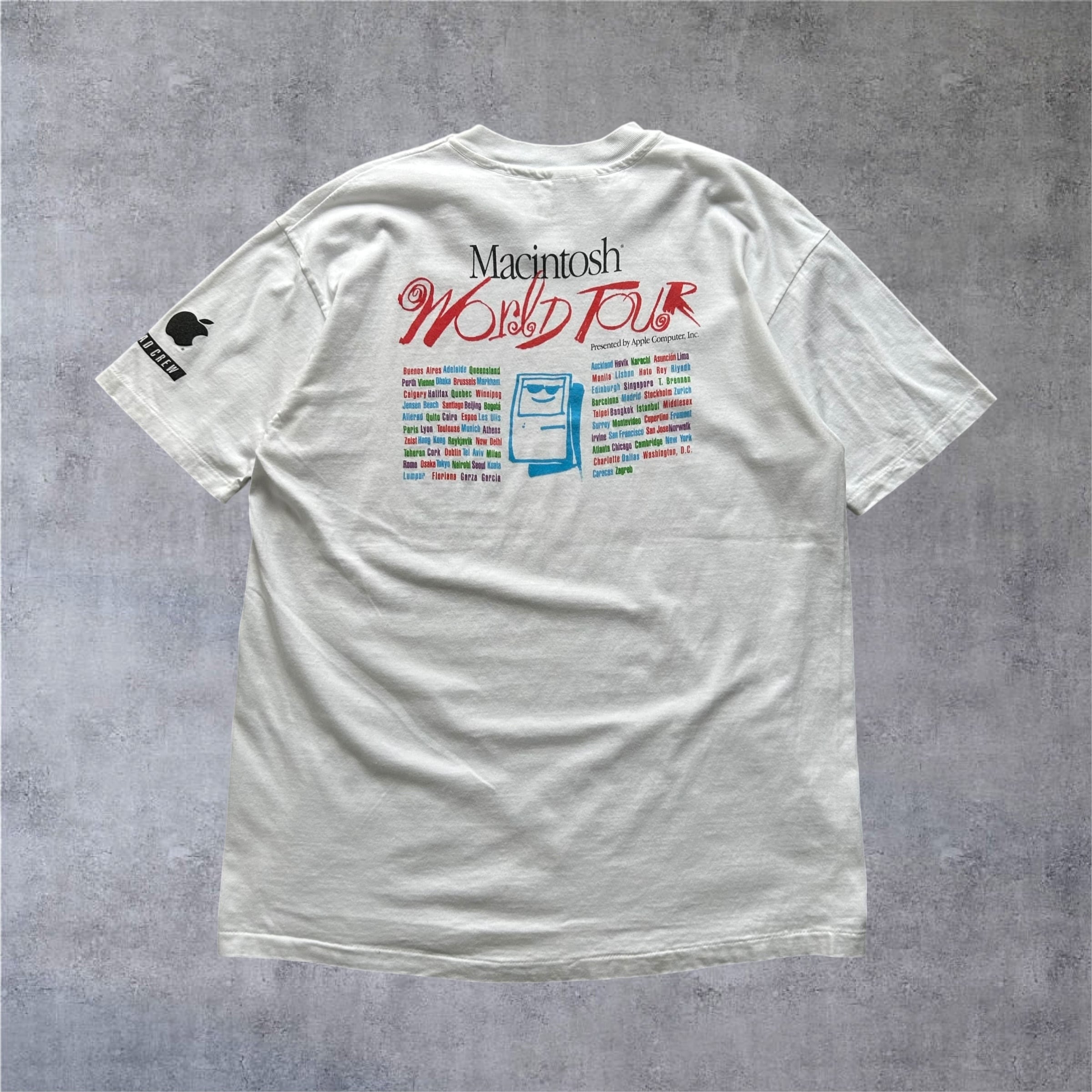 Early 1990s Apple Macintosh World Tour T-shirt【高円寺店】 | What'z up