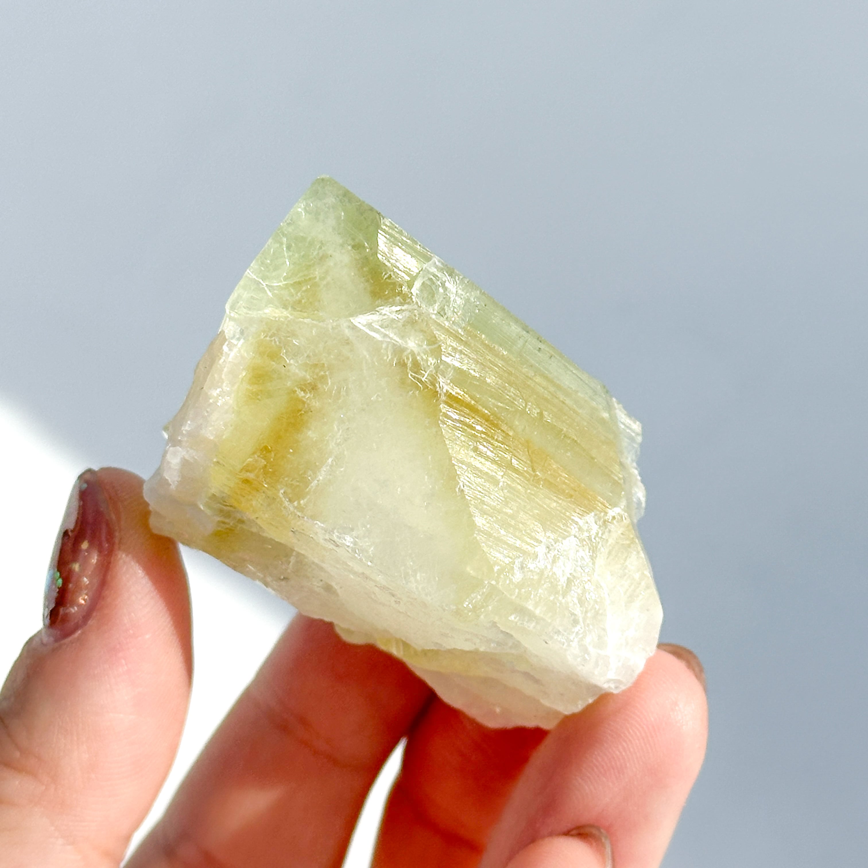 グリーンアポフィライト＆スティルバイト 11◇ Green Apophyllite
