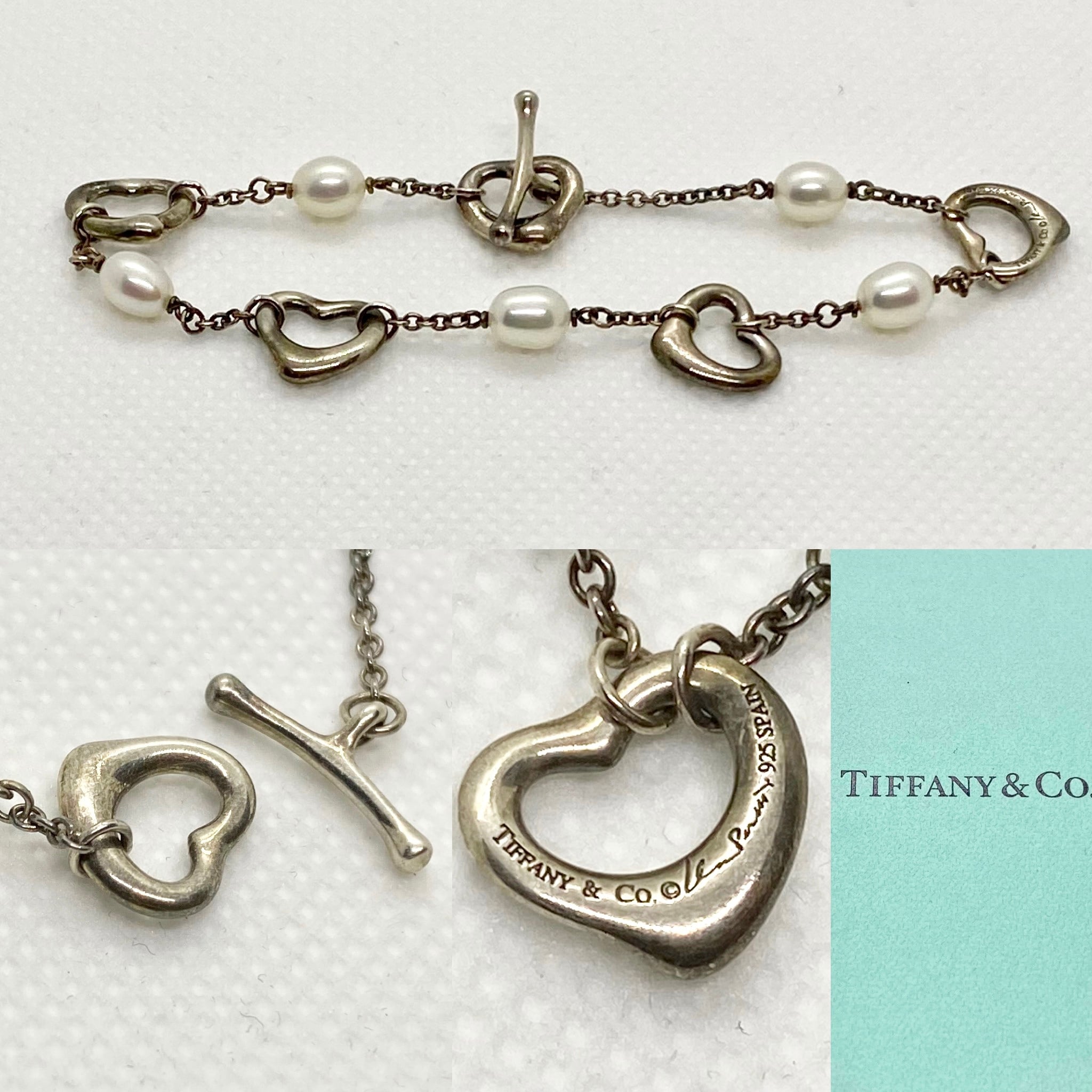 vintage TIFFANY silver bracelet designed by elsa peretti “open 