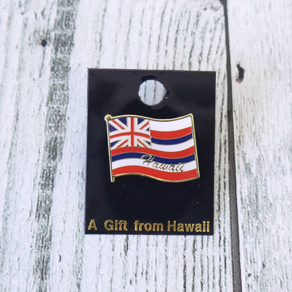 ★ハワイ直輸入★ハワイ州旗 ピンバッジ/ハワイアン雑貨/ハワイ 旗/HAWAII/国旗ピンバッジ/フラッグ/コレクション
