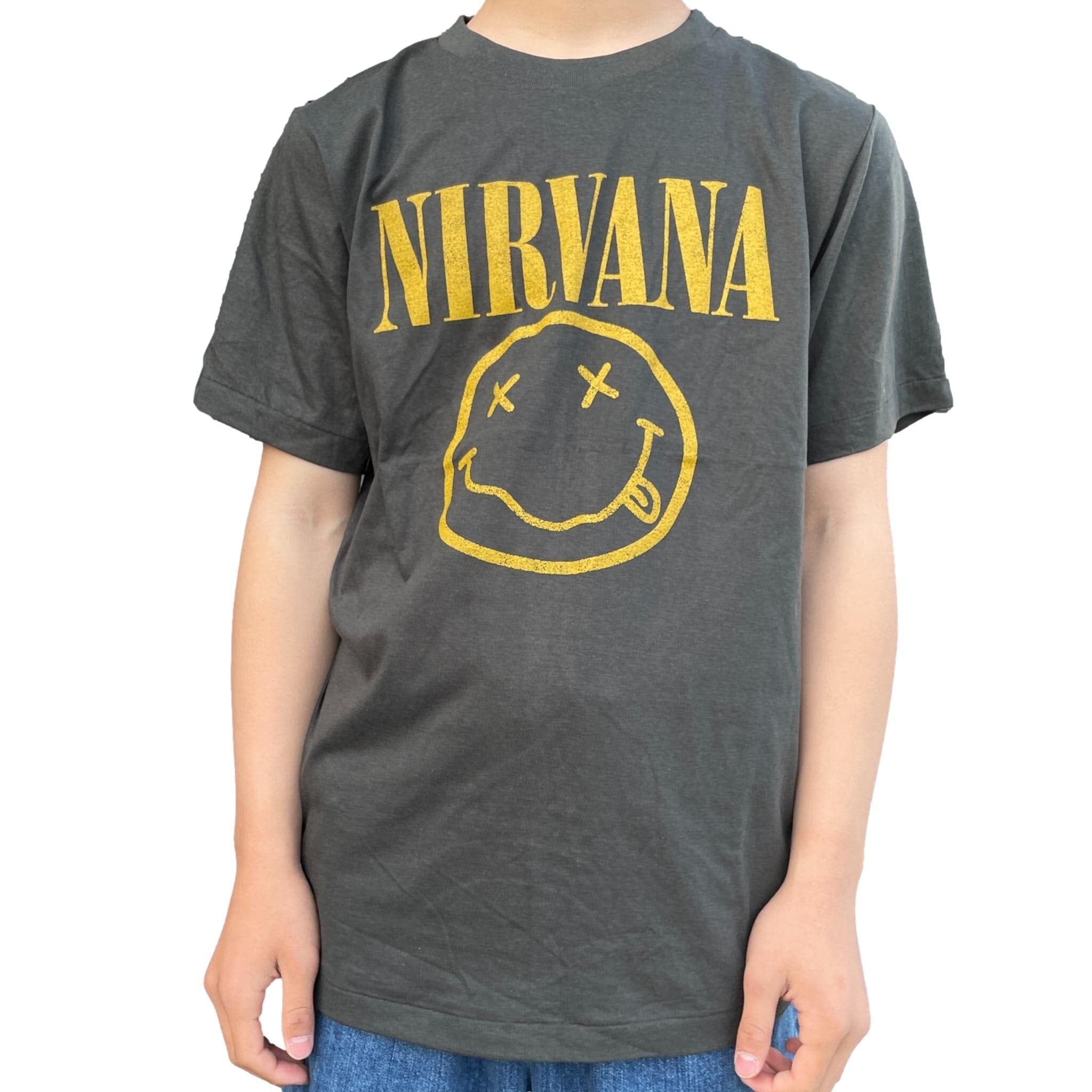 90年代 Nirvana Tシャツ smiley スマイリー - Tシャツ/カットソー(半袖