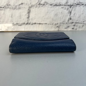 CHANEL シャネル ココマーク  キャビアスキン 二つ折り財布 A-9341