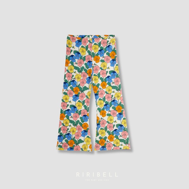 【MINI RODINI】Violas flared trousers