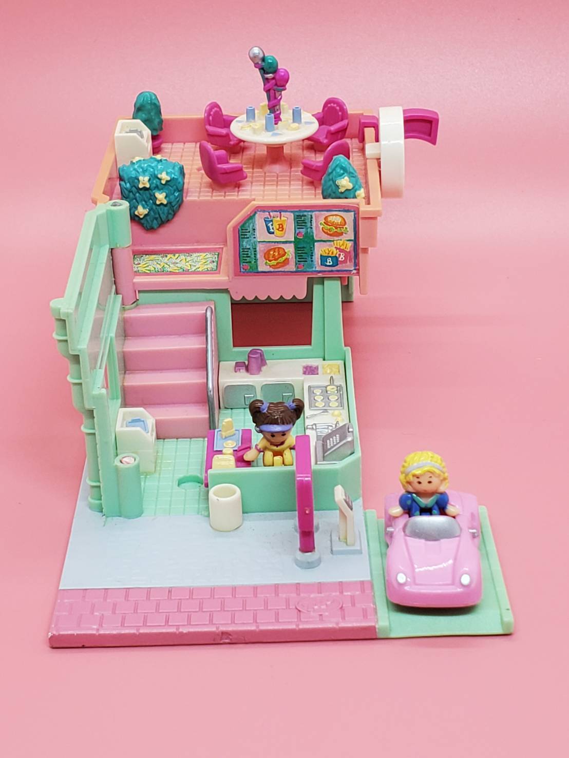 ドライブスルーハンバーガーショップ 完品 1994年ポーリータウンシリーズ