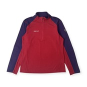 Marmot マーモット ハーフジップ 長袖シャツ カットソー L/ピンク×パープル レディース アウトドア