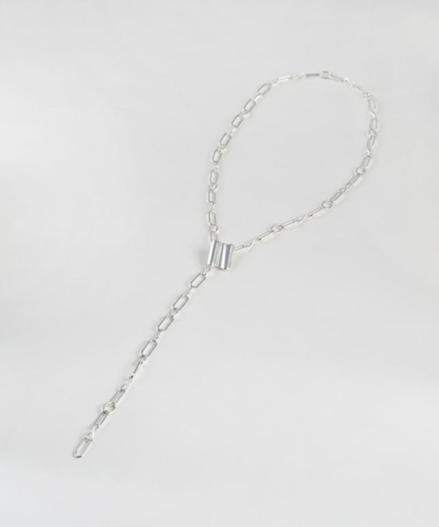 Wave square point Lariat (silver/mix)