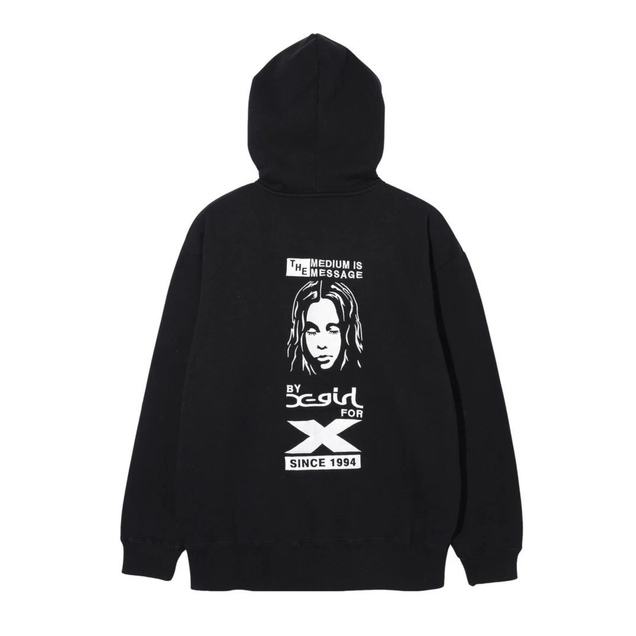 【X-girl】 BY X-GIRL FOR X ZIP UP SWEAT HOODIE【エックスガール】