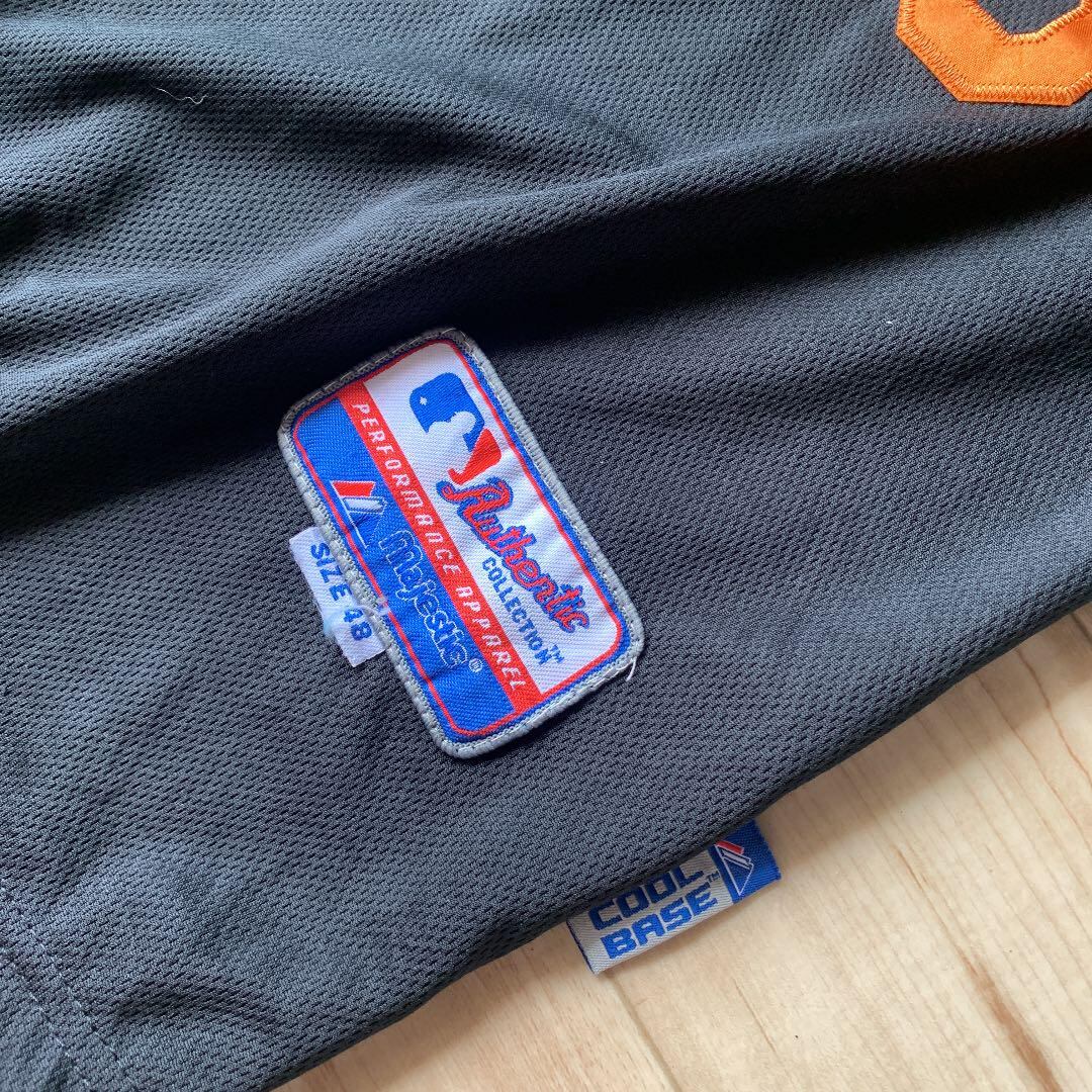 Majestic ORIOLES オリオールズ ベースボールシャツ 刺繍ロゴ | 古着屋2000