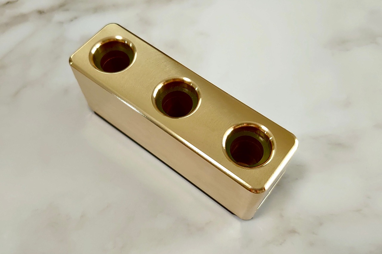 真鍮ペンスタンド（3本用）