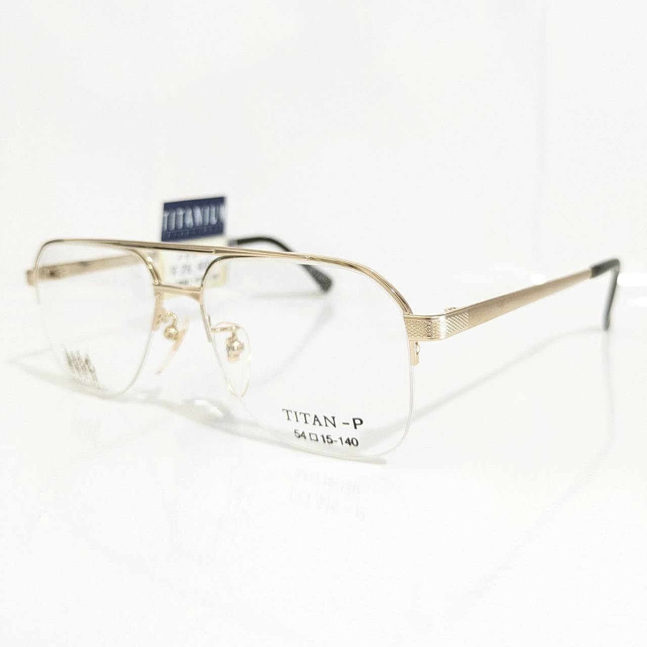 【WORLD POLO】ウエリントンナイロールフレーム ツーブリッジ ゴールド