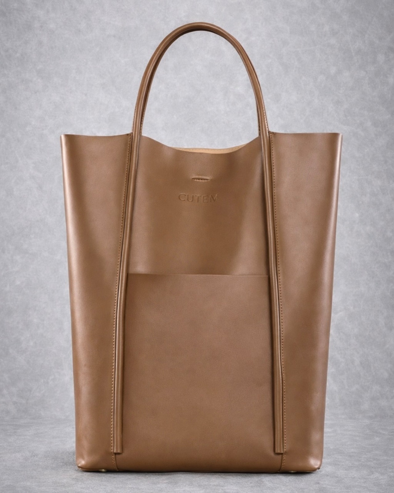 【静格収納】レザートートバッグ(縦長タイプ)