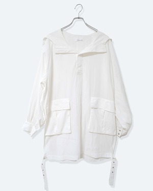 Washer Over Hoodie (White)