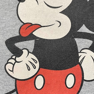 【Disney】プリント スウェット トレーナー ミッキーマウス ディズニー XL ビッグサイズ US古着