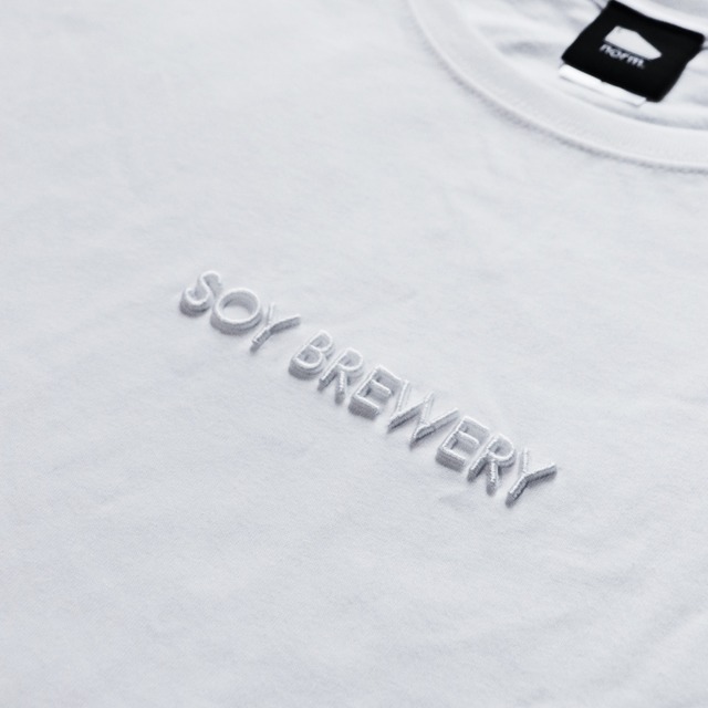 SOY BREWERY  3D LOGO ロングTシャツ - White