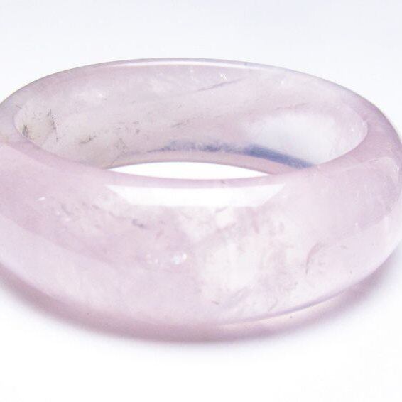 ローズクォーツ バングル 一点物 メール便可 [M便 1/10] 111-37101