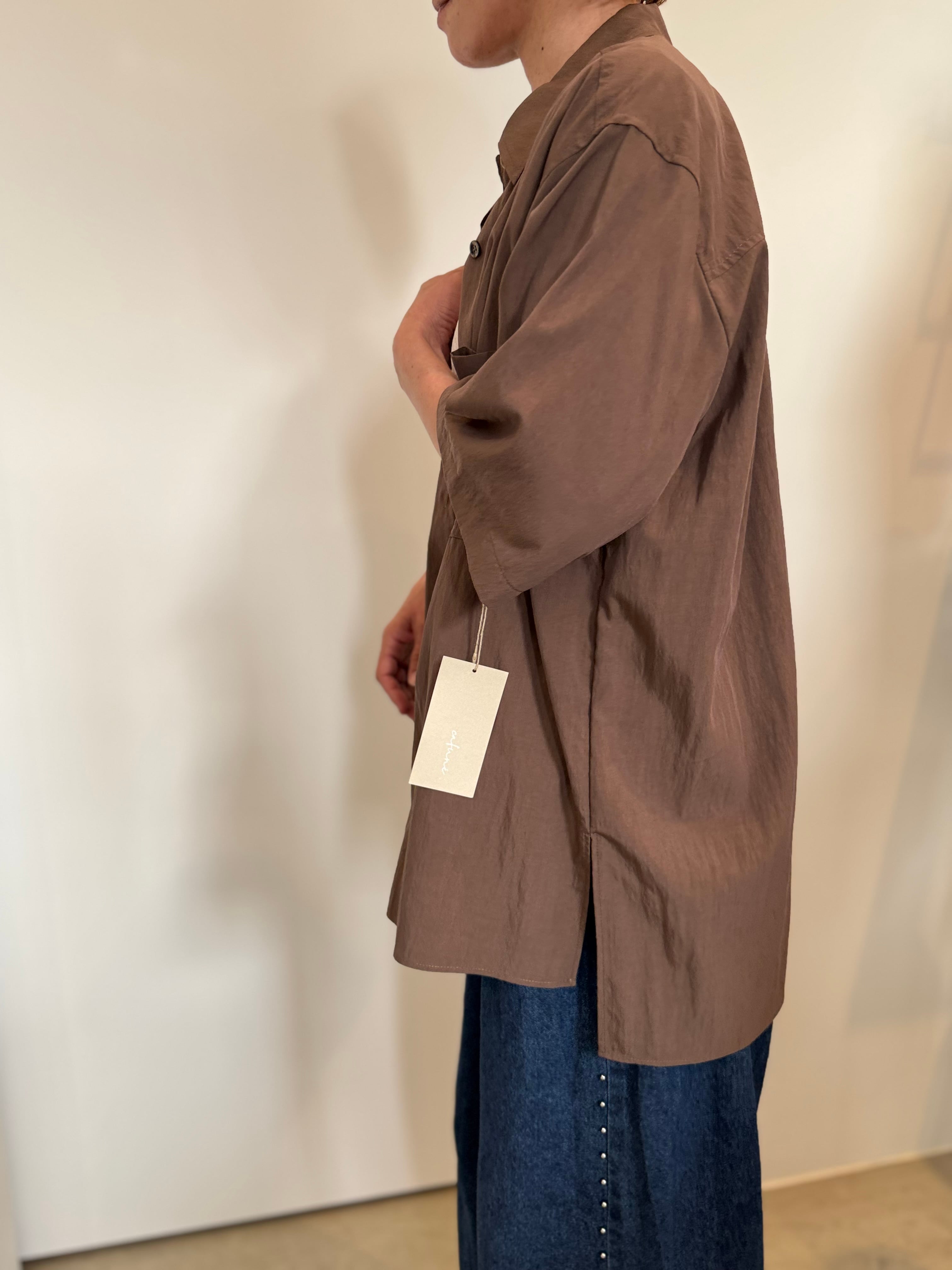 【cafune】セットアップ可 ハーフスリーブシャツ 535923