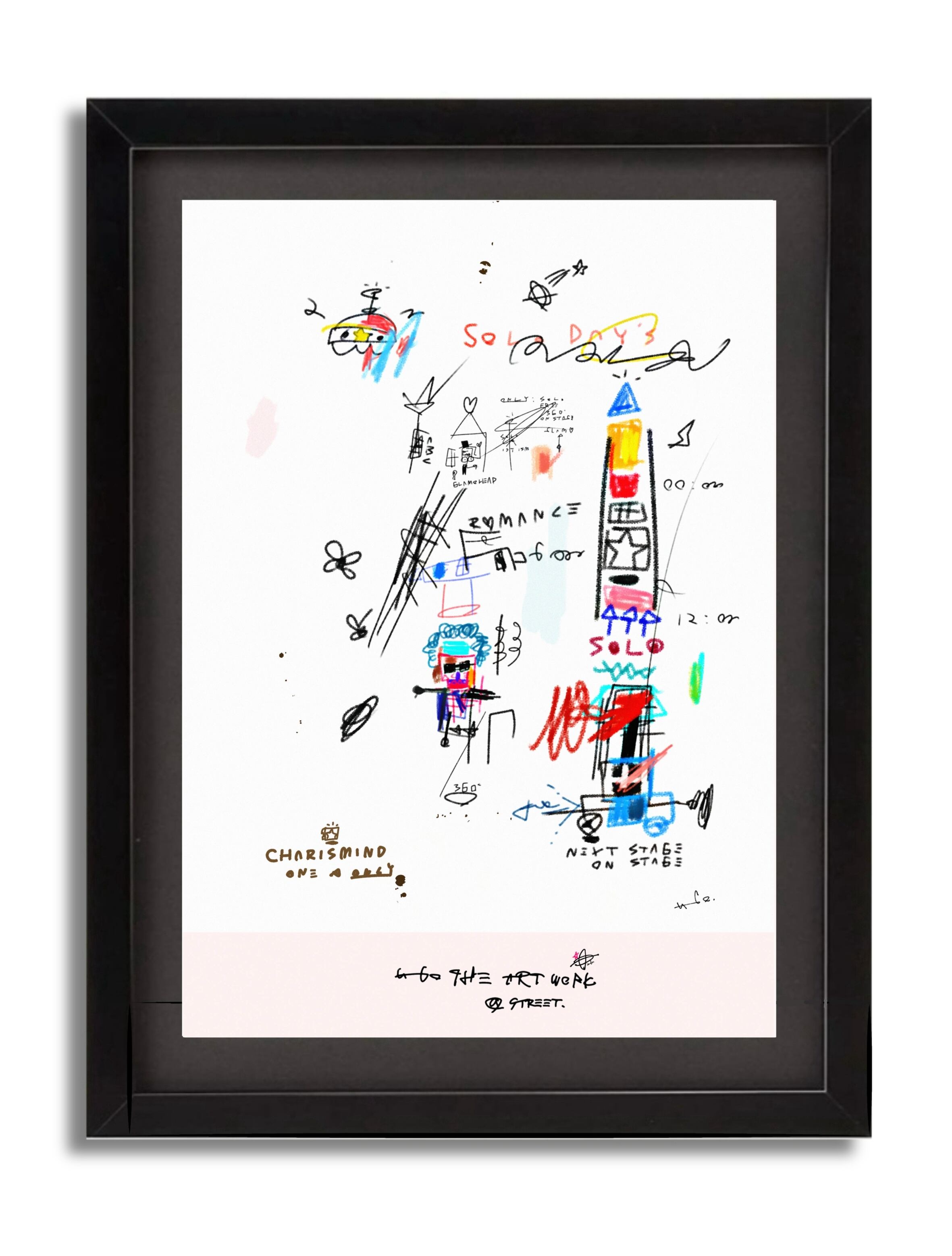 A3 ﾌﾚｰﾑ込み ｲﾝﾃﾘｱ ｸﾞﾗﾌｨﾃｨｱｰﾄ「U-GO THE ARTWORK」 | U-GO THE