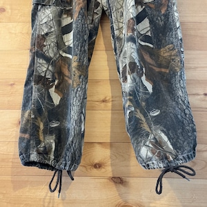 【REALTREE】カモフラージュ カモ柄 総柄 カーゴパンツ ミリタリー W32 アメリカ古着