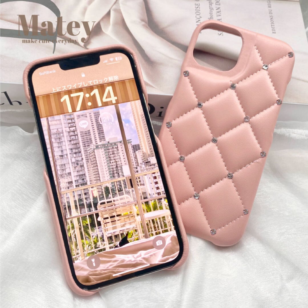 新品未使用　CHANEL マトラッセ iPhone X / XS ケース ピンク CHANEL（シャネル） （未使用 展示品）シャネル マトラッセ マルチ