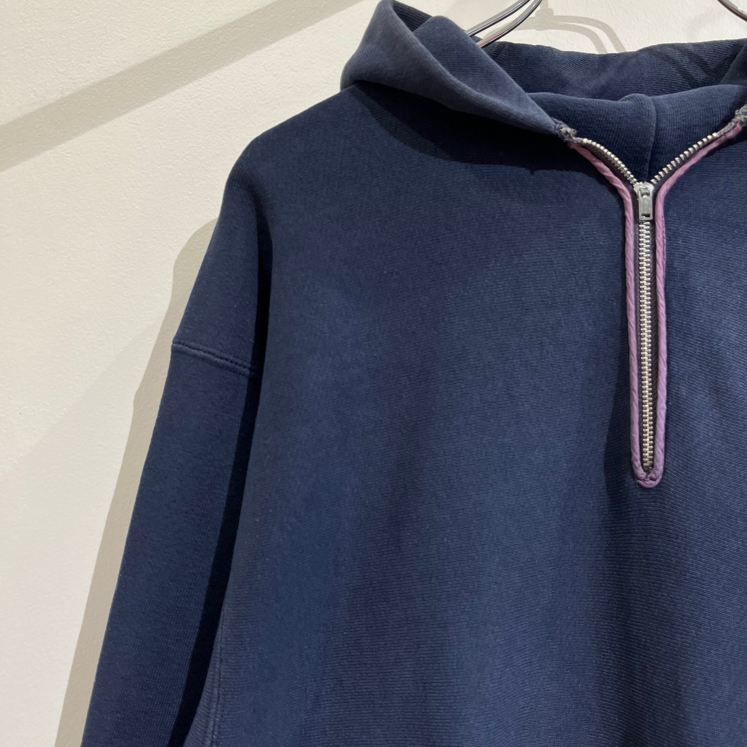 極上!単色初期70s チャンピオンUSAFAハーフZIPリバースウィーブSサイズ