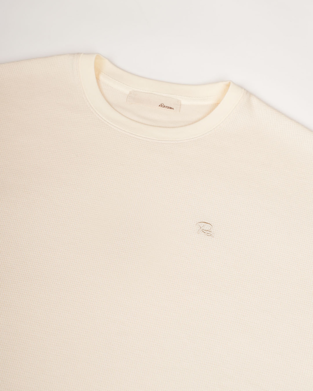 【#Re:room】ONE POINT WAFFLE LONG SLEEVE［REC921］