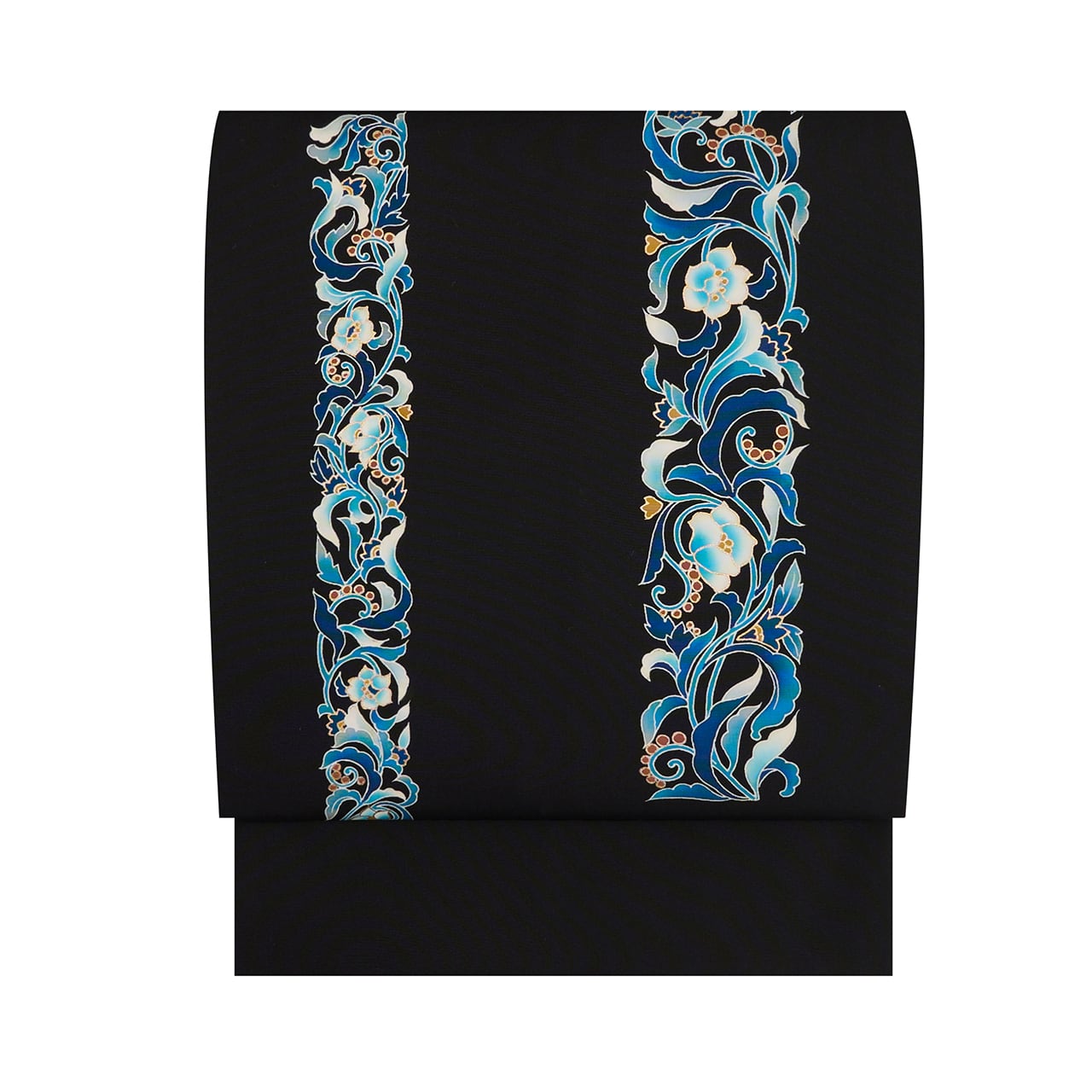 幾何学模様 本場筑前博多織 八寸名古屋帯【中古】 | かわの屋