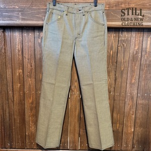 1970s～ VINTAGE LEE HOUNDSTOOTH BOOT CUT PANTS MADE IN USA  【サイズ表記 W31】  /  1970年代～ ヴィンテージ リー  千鳥格子柄 ブーツカットパンツ