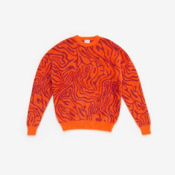 MARCELO BURLON/マルセロブロン/AOP FLUID KNIT BOXY CREW | リスマケ 