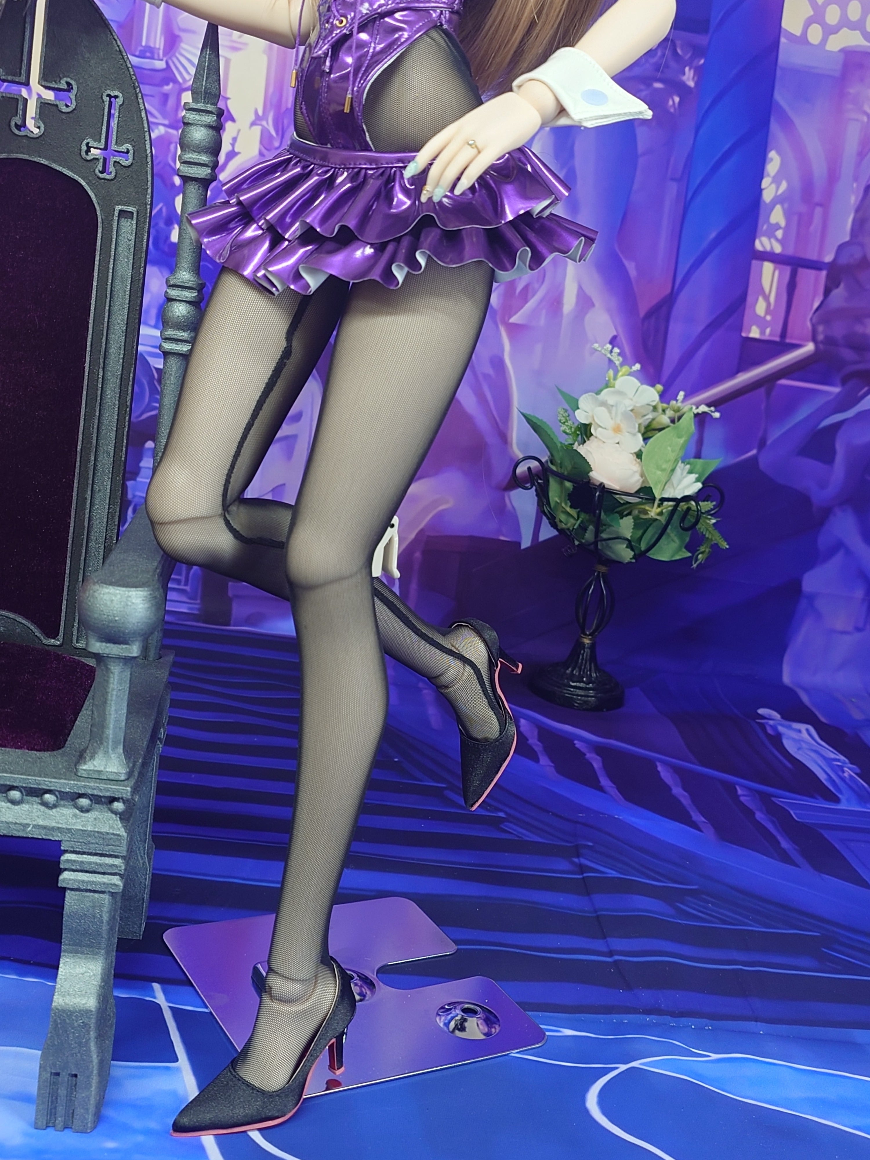 30デニールハイウエストストッキング