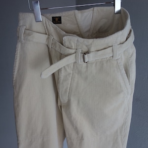 tanker work corduroy pants / ivory