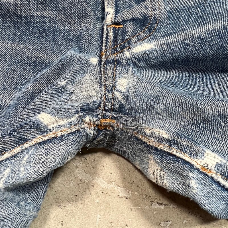 70's LEVI'S リーバイス 501 66 Big E デニム 過渡期モデル 刻印6