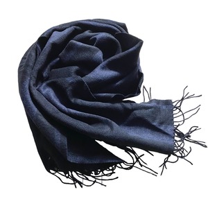 BRIONI dark tone stripe scarf