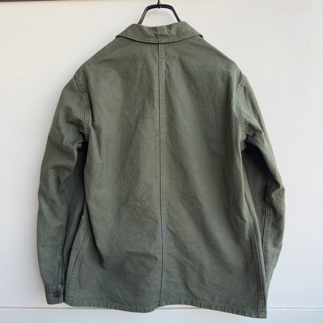 French Army ワークジャケット コットンツイル 60s 画像6
