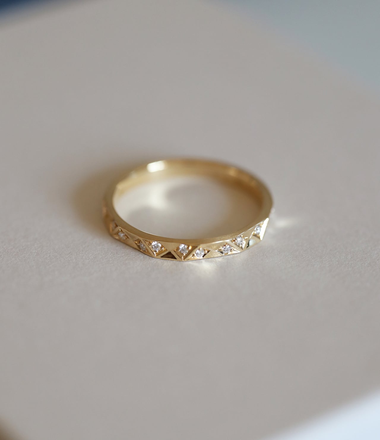 受注販売】of light Diamond Ring K18YG / AL-024 | ALLIS
