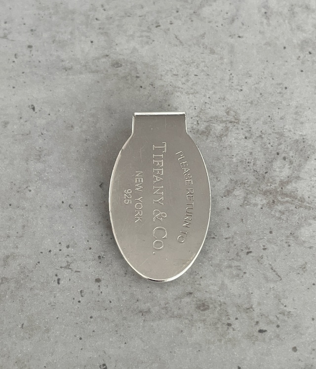 VINTAGE TIFFANY&CO MONEY CLIP -PLEASE RETURN TO-