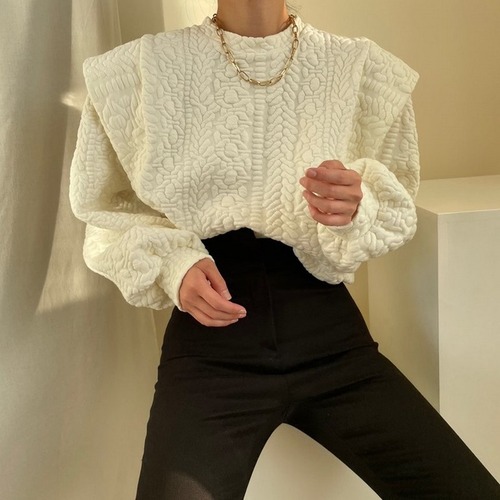 puffy pullover　10097