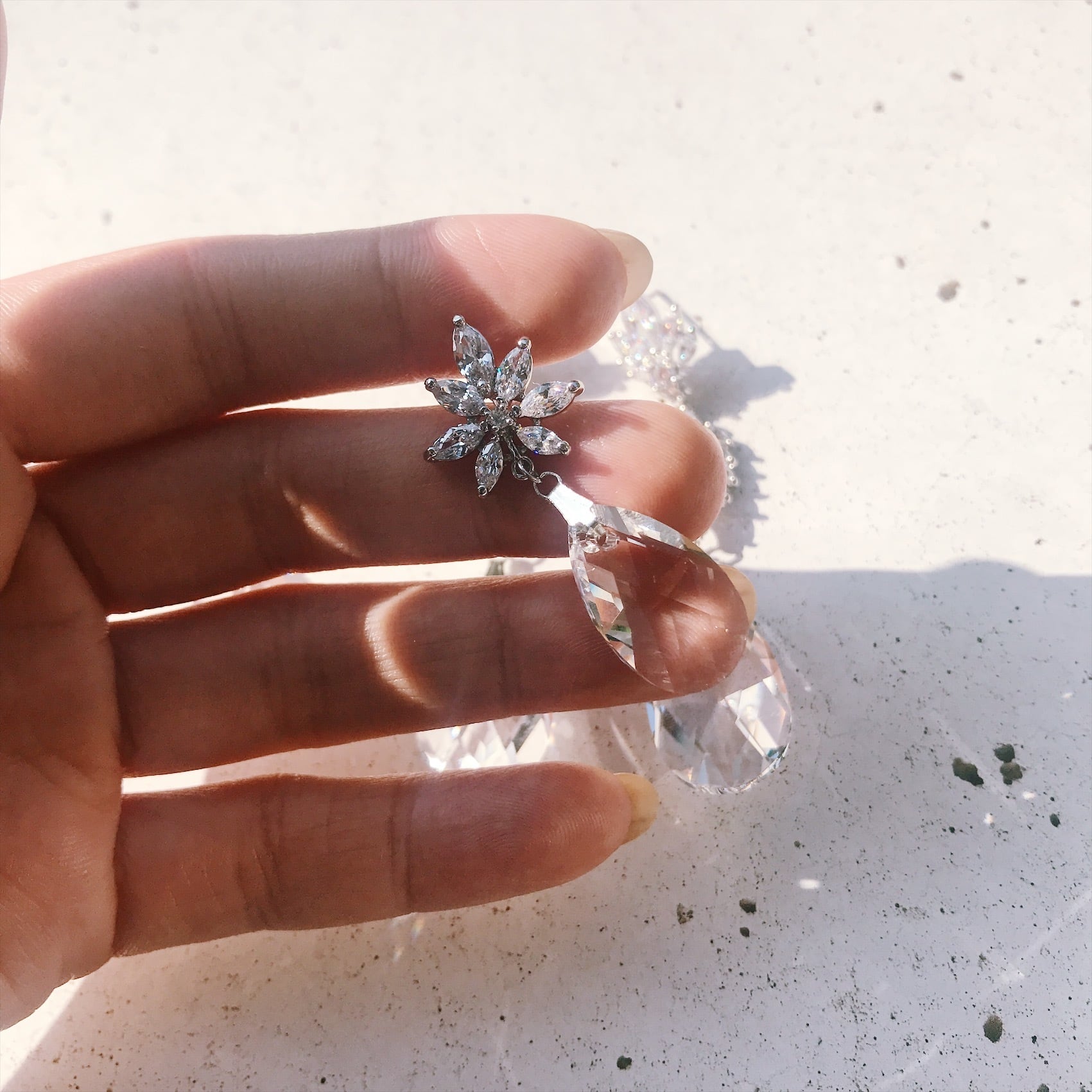 【132】ピアス／イヤリング BRIGHTEST STAR DIAMOND PIERCED EARRINGS(M)(1ZP0887)K18 ピアス