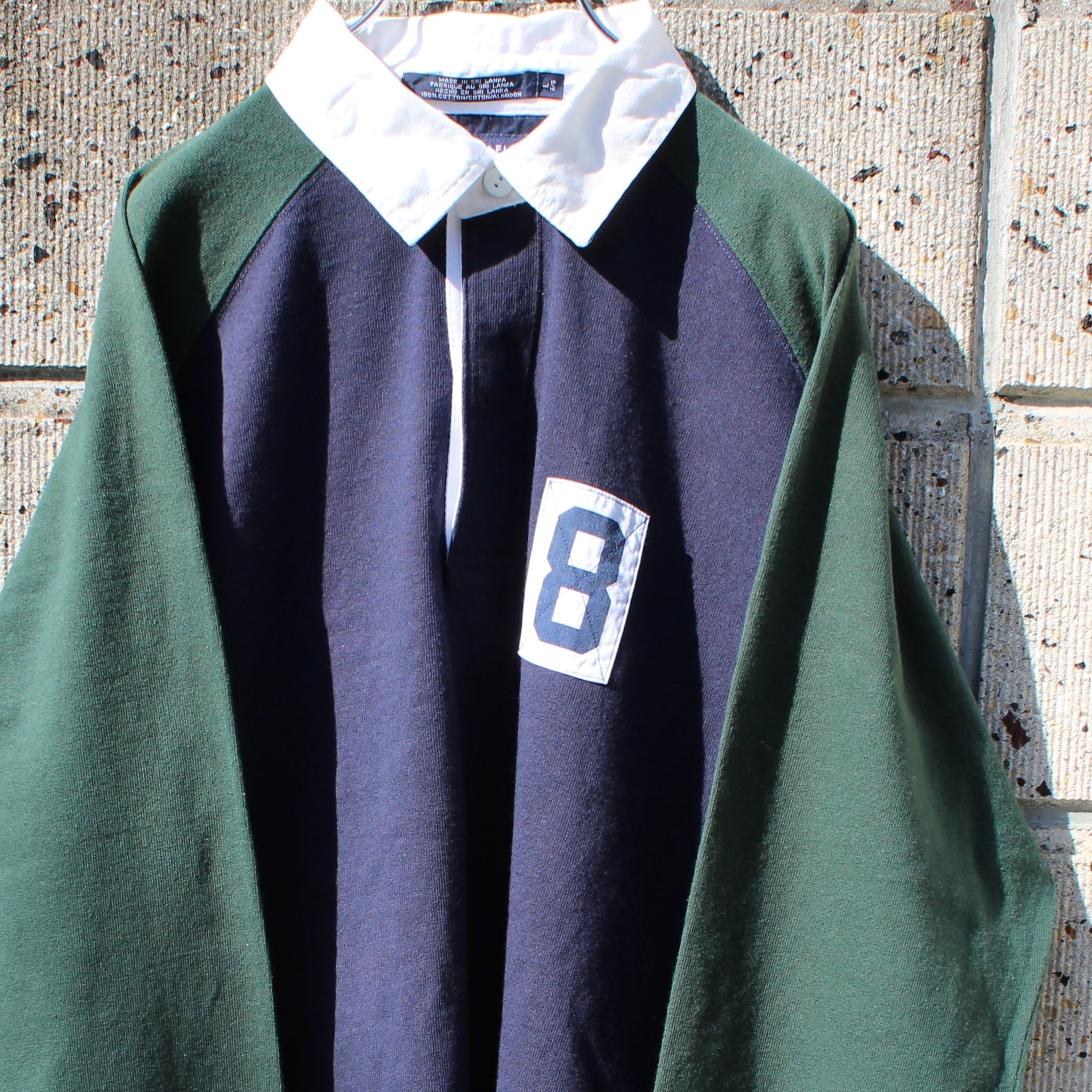 【Lサイズ】TOMMY HILFIGER 00s ナンバー8 大きめサイズ 古着ラガーシャツ