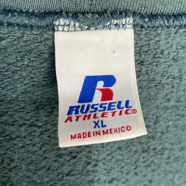 90s ラッセルアスレティック メキシコ製 ジップパーカー グリーン XL